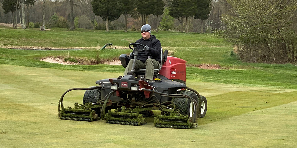 Royce Brook GM Mowing Fairway